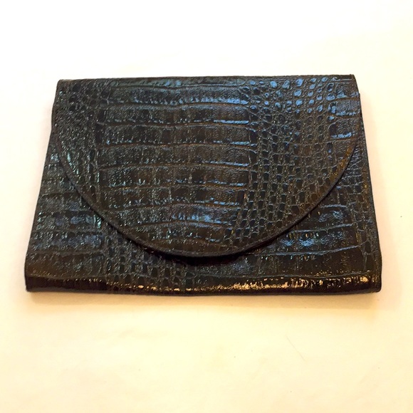 Vintage Handbags - Vintage Italian Genuine Leather Clutch